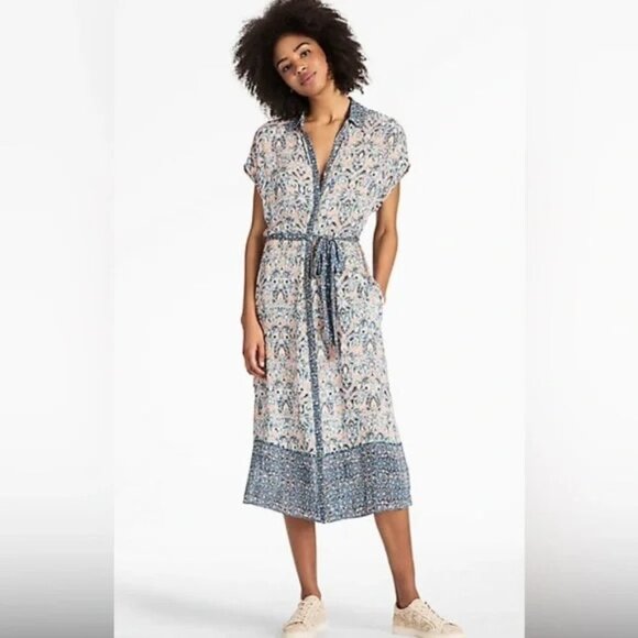 Lucky Brand Printed Emily Dress Bogo Off - Picture 1 of 11